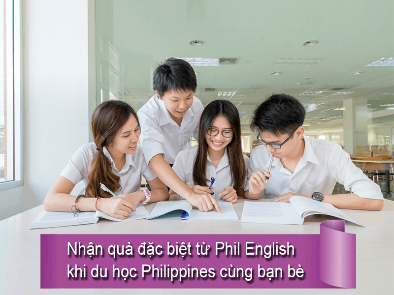 Nhận quà đặc biệt khi DU HỌC CÙNG BẠN BÈ hoặc GIỚI THIỆU BẠN BÈ đi du học Philippines